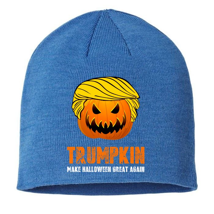 Make Halloween Great Again Trumpkin Cool Gift Sustainable Beanie