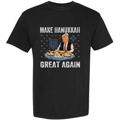 Make Hanukkah Great Again Trump Jewish Ugly Chanukah Garment-Dyed Heavyweight T-Shirt