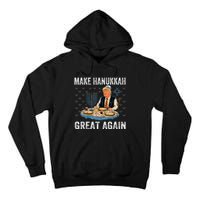 Make Hanukkah Great Again Trump Jewish Ugly Chanukah Tall Hoodie