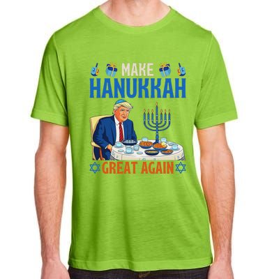 Make Hanukkah Great Again Donald Trump Dinner Jewish Adult ChromaSoft Performance T-Shirt