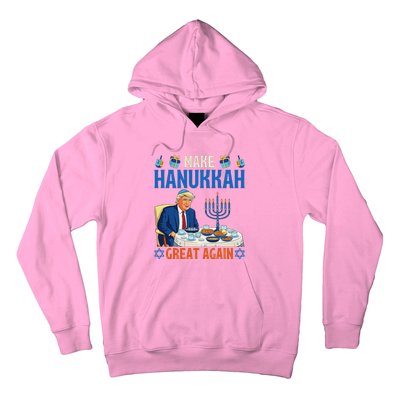 Make Hanukkah Great Again Donald Trump Dinner Jewish Hoodie