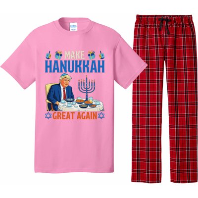 Make Hanukkah Great Again Donald Trump Dinner Jewish Pajama Set