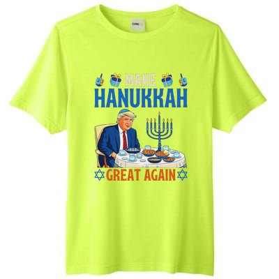 Make Hanukkah Great Again Donald Trump Dinner Jewish Tall Fusion ChromaSoft Performance T-Shirt