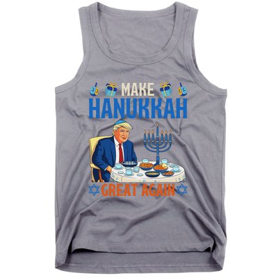 Make Hanukkah Great Again Donald Trump Dinner Jewish Tank Top