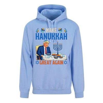 Make Hanukkah Great Again Donald Trump Dinner Jewish Unisex Surf Hoodie