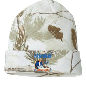 Make Hanukkah Great Again Donald Trump Dinner Jewish Kati Licensed 12" Camo Beanie