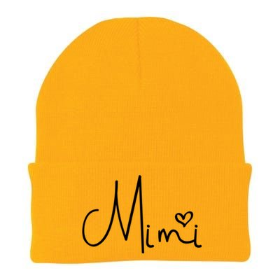 Mimi Heart Grandma Women Christmas Mother's Day Cute Gift Knit Cap Winter Beanie