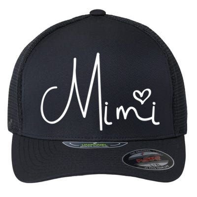 Mimi Heart Grandma Women Christmas Mother's Day Cute Gift Flexfit Unipanel Trucker Cap