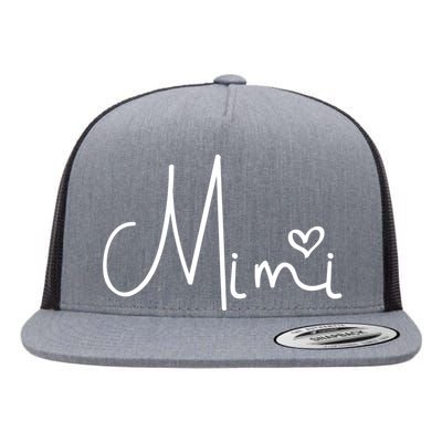 Mimi Heart Grandma Women Christmas Mother's Day Cute Gift Flat Bill Trucker Hat