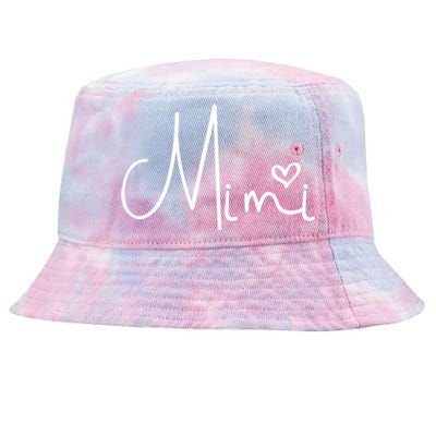 Mimi Heart Grandma Women Christmas Mother's Day Cute Gift Tie-Dyed Bucket Hat