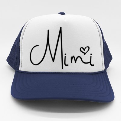 Mimi Heart Grandma Women Christmas Mother's Day Cute Gift Trucker Hat