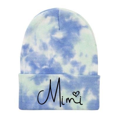 Mimi Heart Grandma Women Christmas Mother's Day Cute Gift Tie Dye 12in Knit Beanie