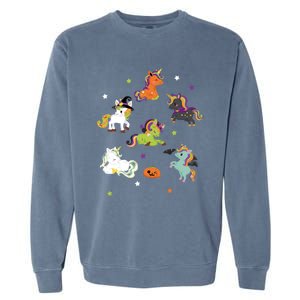 Make Halloween Great Again With Unicorn Spooky Costume Funny Gift Garment-Dyed Sweatshirt