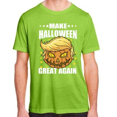 Make Halloween Great Again Funny Trump Head Pumpkin Lantern Great Gift Adult ChromaSoft Performance T-Shirt