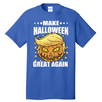 Make Halloween Great Again Funny Trump Head Pumpkin Lantern Great Gift Tall T-Shirt