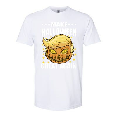 Make Halloween Great Again Funny Trump Head Pumpkin Lantern Great Gift Softstyle CVC T-Shirt