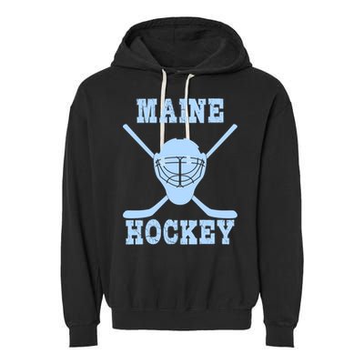 Maine Hockey Gift Garment-Dyed Fleece Hoodie