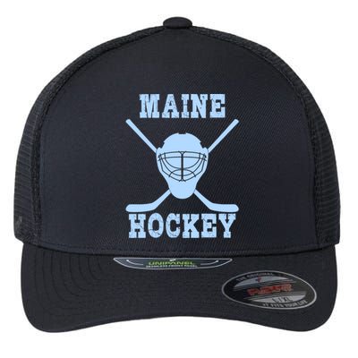 Maine Hockey Gift Flexfit Unipanel Trucker Cap