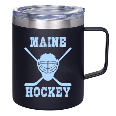 Maine Hockey Gift 12oz Stainless Steel Coffee Mug