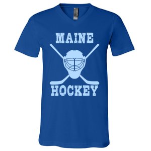 Maine Hockey Gift V-Neck T-Shirt