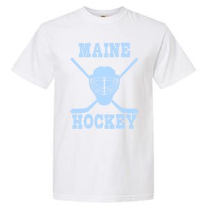 Maine Hockey Gift Garment-Dyed Heavyweight T-Shirt