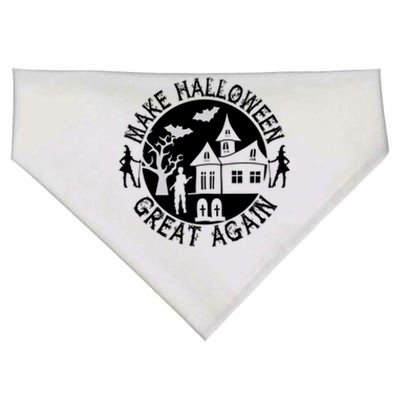 Make Halloween Great Again Halloween Funny Gift USA-Made Doggie Bandana