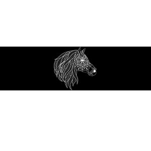 Mandala Horse Graphic Tee for  and Horse Lover Bumper Sticker