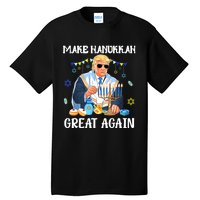 Make Hanukkah Great Again Trump Jewish Ugly Tall T-Shirt