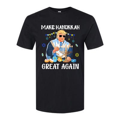 Make Hanukkah Great Again Trump Jewish Ugly Softstyle CVC T-Shirt