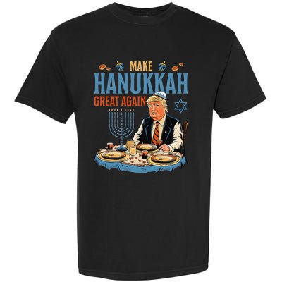 Make Hanukkah Great Again Trump Chanukkah Jewish Holiday Garment-Dyed Heavyweight T-Shirt