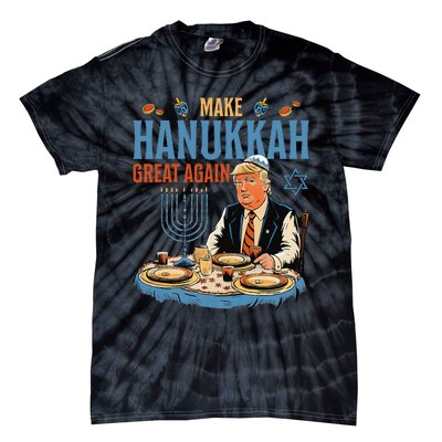 Make Hanukkah Great Again Trump Chanukkah Jewish Holiday Tie-Dye T-Shirt