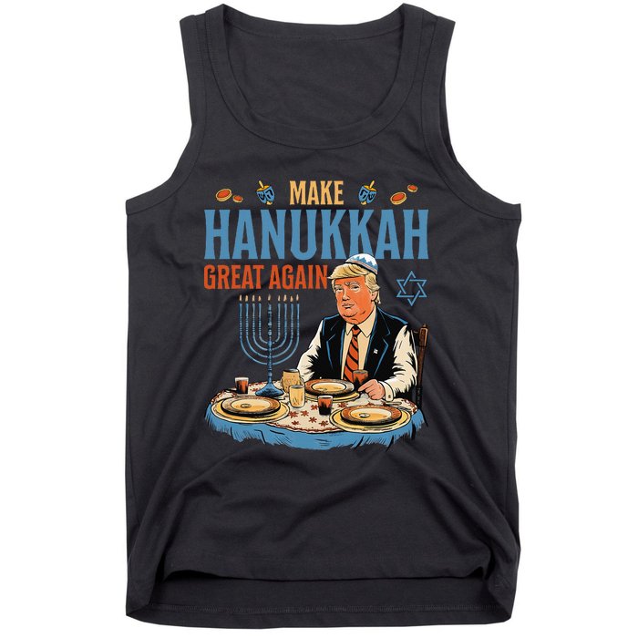 Make Hanukkah Great Again Trump Chanukkah Jewish Holiday Tank Top