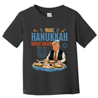 Make Hanukkah Great Again Trump Chanukkah Jewish Holiday Toddler T-Shirt