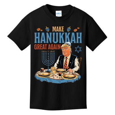 Make Hanukkah Great Again Trump Chanukkah Jewish Holiday Kids T-Shirt