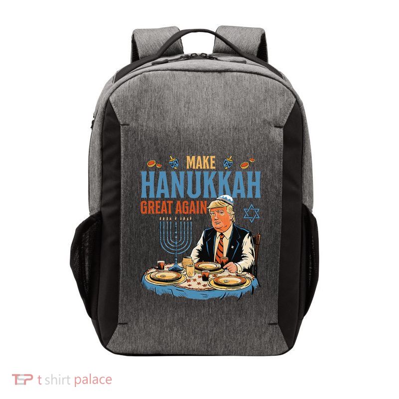 Make Hanukkah Great Again Trump Chanukkah Jewish Holiday Vector Backpack