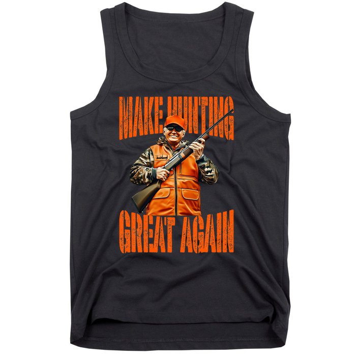 Make Hunting Great Again Deer Duck Hunting Trump 2024 Tank Top