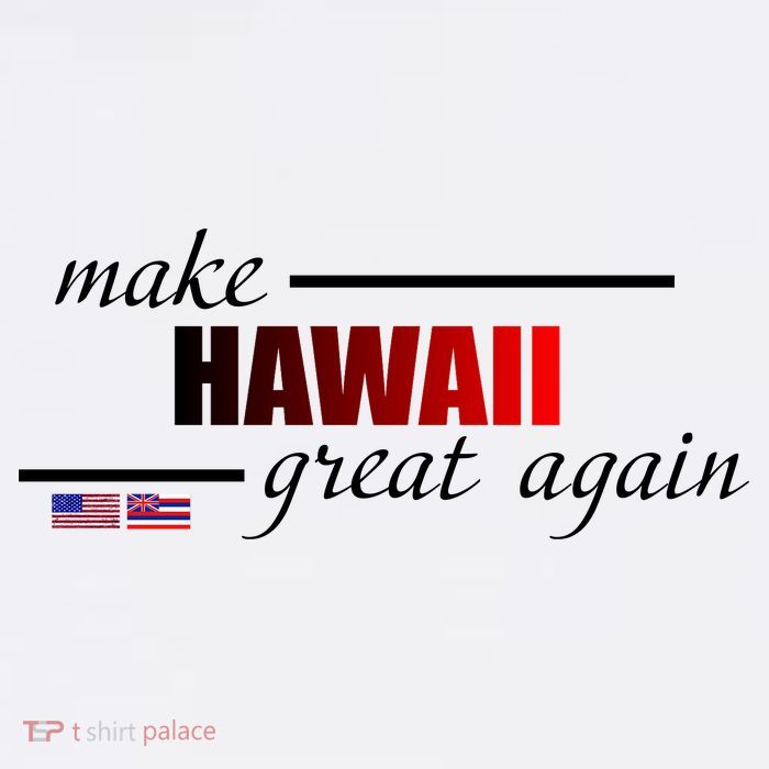 Make Hawaii Great Again Flatbill Hat