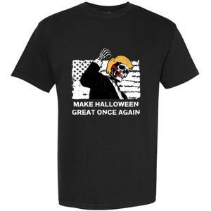 Make Halloween Great Onceagain Skeleton Trump 2024 Fight Garment-Dyed Heavyweight T-Shirt