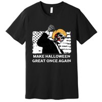 Make Halloween Great Onceagain Skeleton Trump 2024 Fight Premium T-Shirt