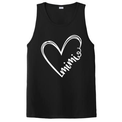 Mimi Heart Grandma For Christmas Mothers Day Gift PosiCharge Competitor Tank