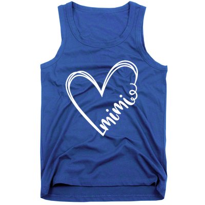 Mimi Heart Grandma For Christmas Mothers Day Gift Tank Top