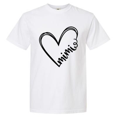 Mimi Heart Grandma For Christmas Mothers Day Gift Garment-Dyed Heavyweight T-Shirt