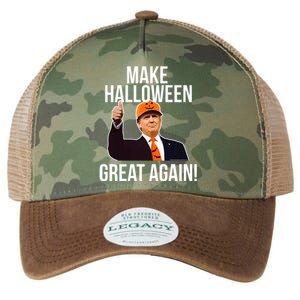 Make Halloween Great Again Donald Trump 2024 Legacy Tie Dye Trucker Hat