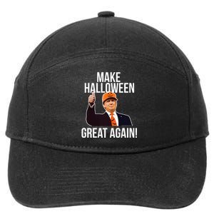 Make Halloween Great Again Donald Trump 2024 7-Panel Snapback Hat