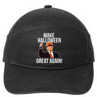 Make Halloween Great Again Donald Trump 2024 7-Panel Snapback Hat