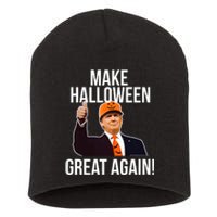 Make Halloween Great Again Donald Trump 2024 Short Acrylic Beanie