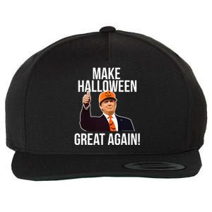 Make Halloween Great Again Donald Trump 2024 Wool Snapback Cap