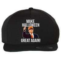 Make Halloween Great Again Donald Trump 2024 Wool Snapback Cap