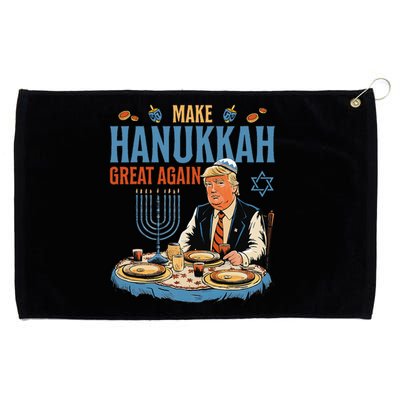 Make Hanukkah Great Again Trump Chanukkah Jewish Holiday Grommeted Golf Towel