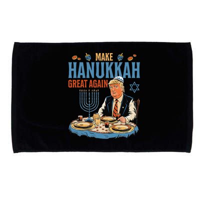 Make Hanukkah Great Again Trump Chanukkah Jewish Holiday Microfiber Hand Towel